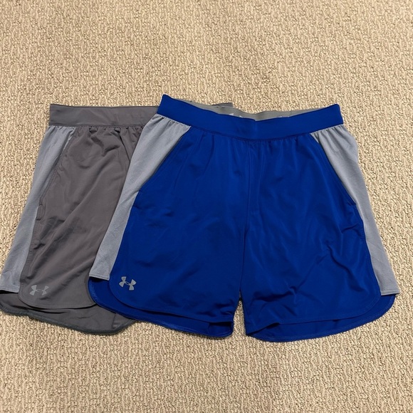 A3- Under Armour HeatGear Athletic Shorts Men's Size Small 6” Inseam - Picture 1 of 10